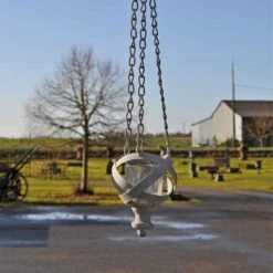 Photophore Ă Suspendre Fer 52x8 Cm