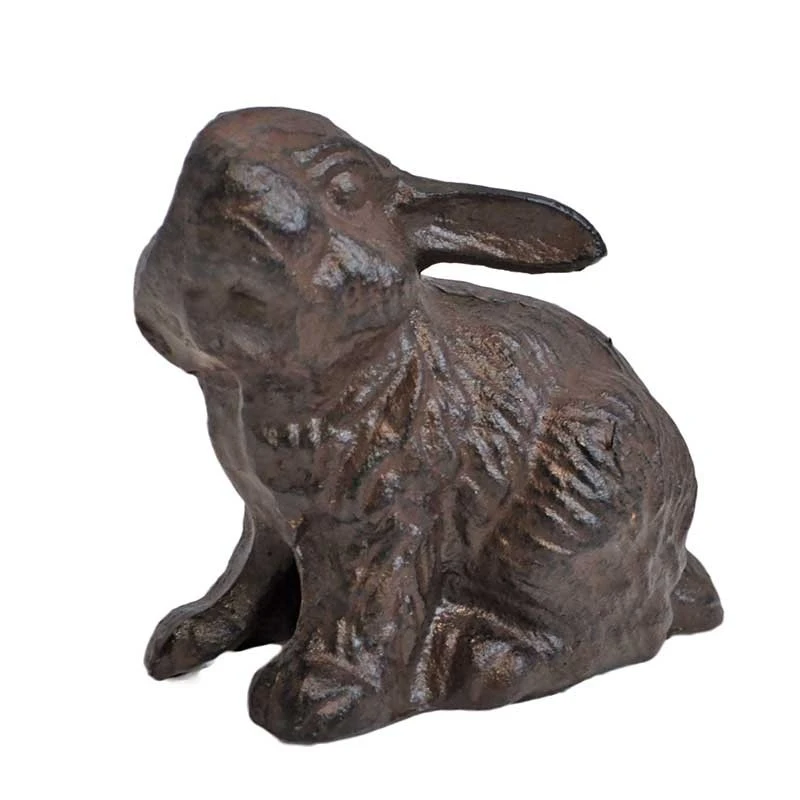Lapin Déco Fonte 12x6x12cm – Image 2