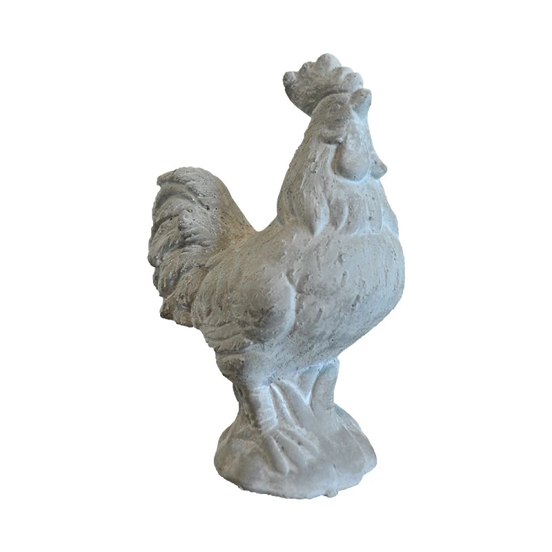 Petit Coq Ciment 10x05x13cm – Image 2