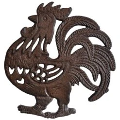 Dessous De Plat Fonte Coq 20cm