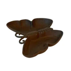 Mangeoire En Fonte Papillon 26x20x04cm