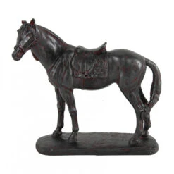 Statuette Cheval En Résine 23x10x24cm