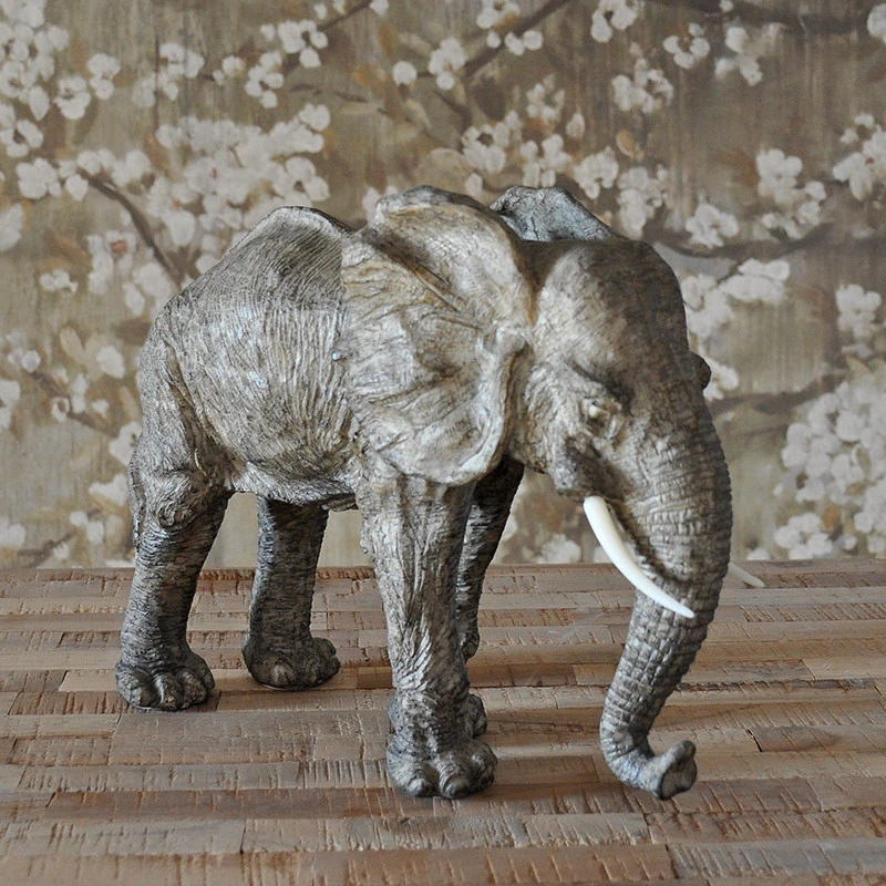 Statuette éléphant Résine 33x12x25cm