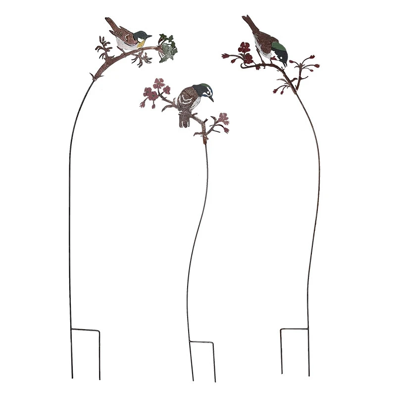 Ensemble 3 Tuteurs Oiseaux Sur Branches 93cm – Image 2