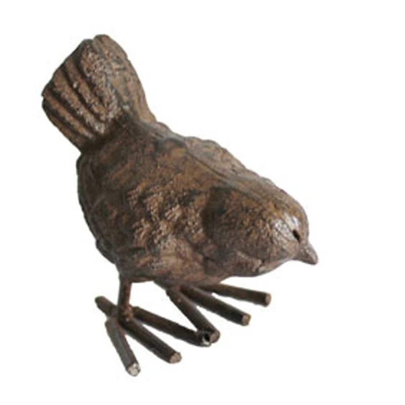 Statuette Petit Oiseau Fonte 8x5x7cm – Image 2