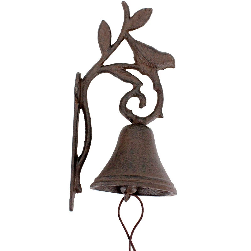 Cloche D'entrée Oiseau En Fonte 9x11x24cm – Image 2