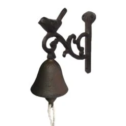 Clochette Oiseau Fonte 14x08x16 Cm