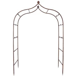 Arche En Fer Déco Oiseaux 162x59x236cm