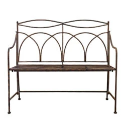Banc De Jardin Fer 107x46x95cm