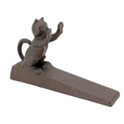 Bloque Porte Chat En Fonte 15x4x9cm