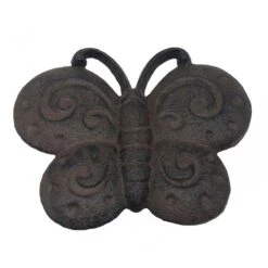Cache Clés Papillon Fonte 13x3x11cm