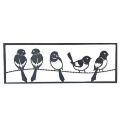Cadre Mural Oiseaux 48x18cm