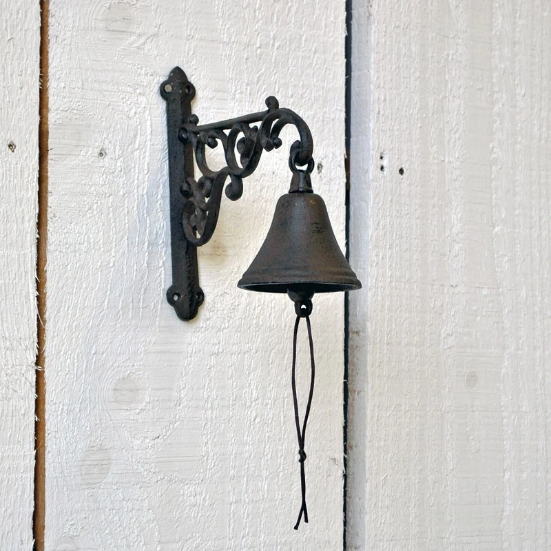 Cloche Carillon Fonte Arabesques 24x10cm – Image 3