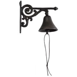 Cloche Carillon Fonte Potence 21x10x24 Cm