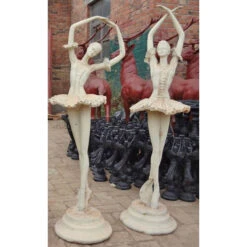 Couple Danseuses Fonte H115cm