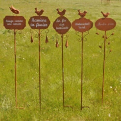 Ensemble 5 Piques Aromatiques Poétiques 18x100cm