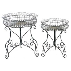 Ensemble De 2 Supports Pour Plantes