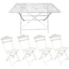 Ensemble Table 4 Chaises 120x63x75cm