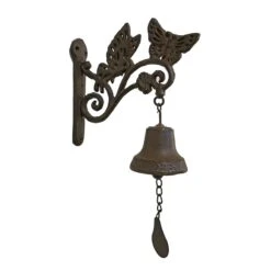 Grande Cloche Papillon 09x20x34 Cm