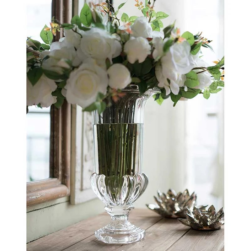 Grande Vase En Verre 21x21x38cm