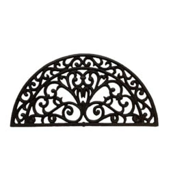 Gratte Pieds En Fonte Demi Lune 61x31x2cm