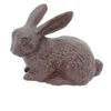 Lapin Fonte Patiné Marron 14x7x10cm