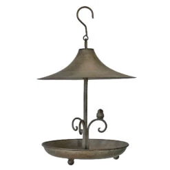 Mangeoire Oiseaux à Suspendre 28x28x45cm