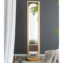 Miroir Double Face étagère Led 48x5x195cm