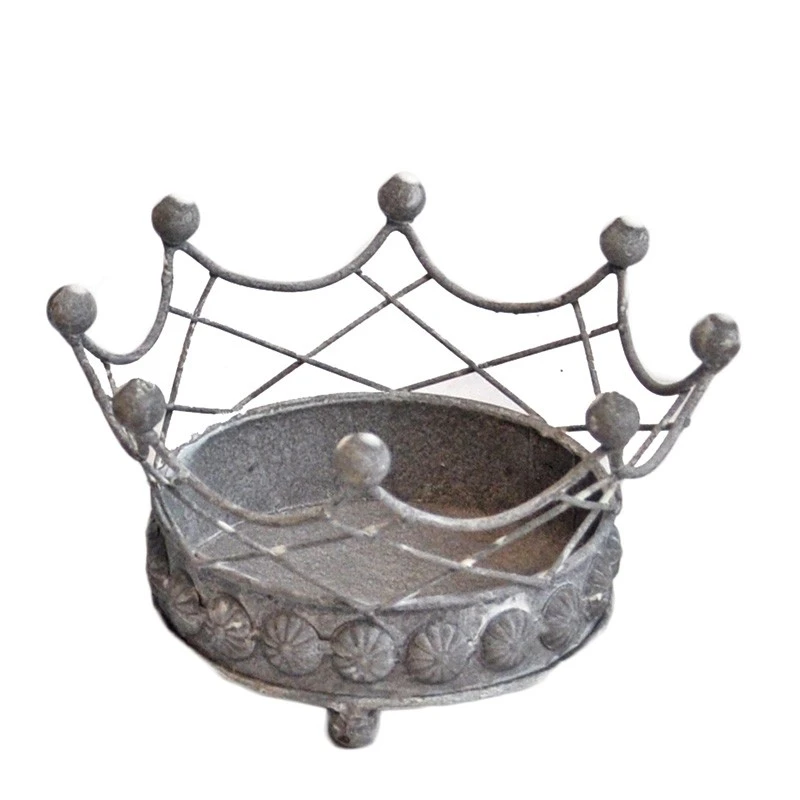 Petit Cache Pots Fleurs Couronne 10x16cm – Image 2