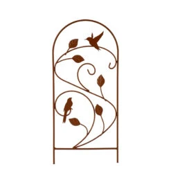 Petit Treillage Déco Oiseaux 15x1x38cm