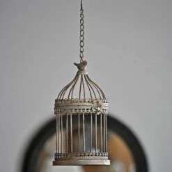 Petite Cage Plantes Fer 25x13cm