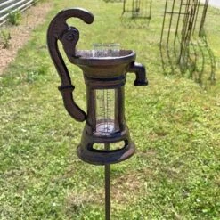 Pluviomètre Jardin Pompe à Eau 114x11cm