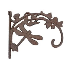 Potence Murale Libellule En Fonte 20x4x17cm