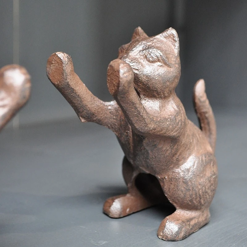 Serre Livres Chats Fonte 12x12x7cm – Image 4