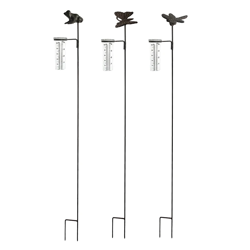 Set 3 Pluviomètres Grenouille, Papillon, Libellule – Image 2