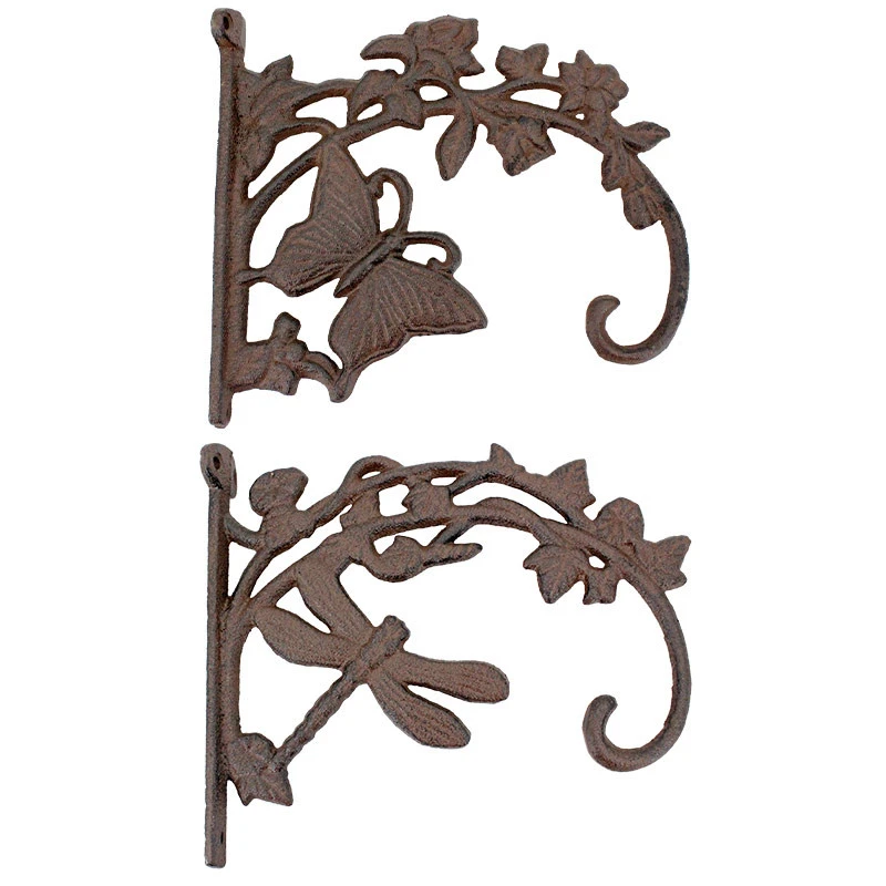 Set De 2 Potences Murales En Fonte 20x4x17cm