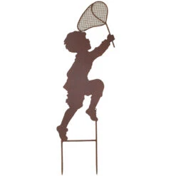 Silhouette Déco Jardin Garçon 57x17cm