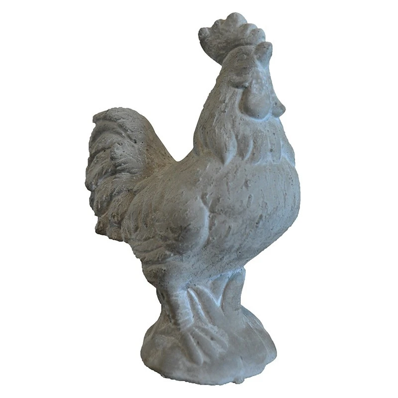 Statuette Coq Ciment 13x07x18cm – Image 2