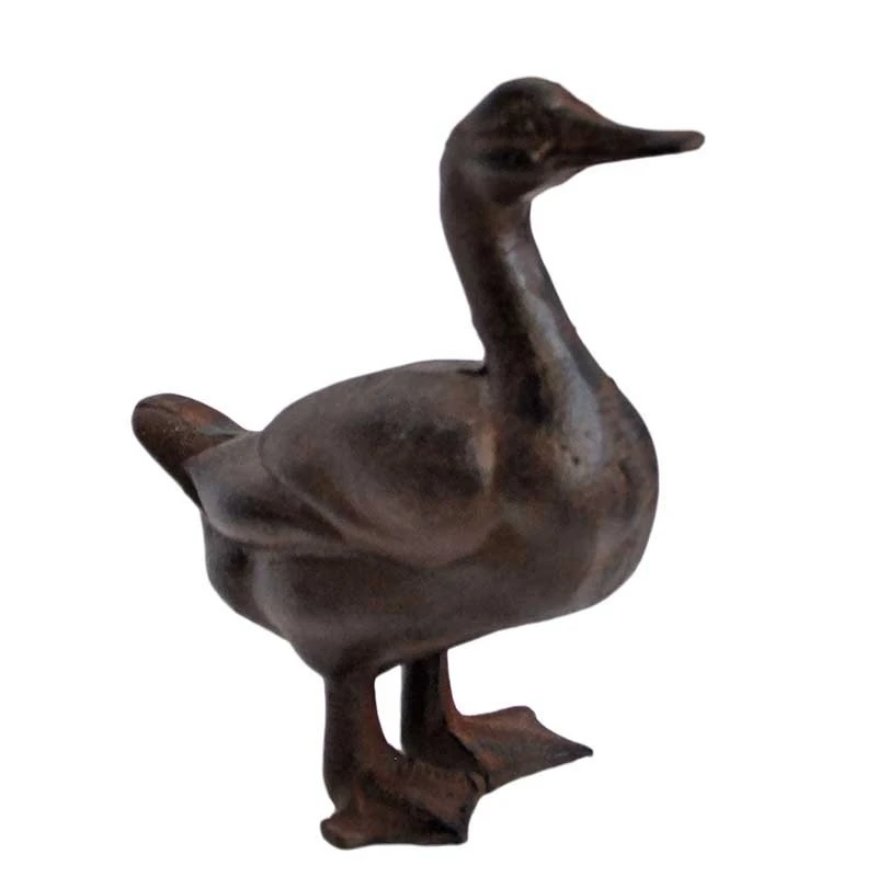 Statuette Déco Canard Fonte 18x7cm – Image 2
