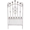 Treillage Jardin Fer Fleur De Lys 61x05x123cm