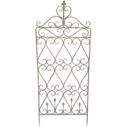 Treillage Jardin Fer Romantique 60x149cm