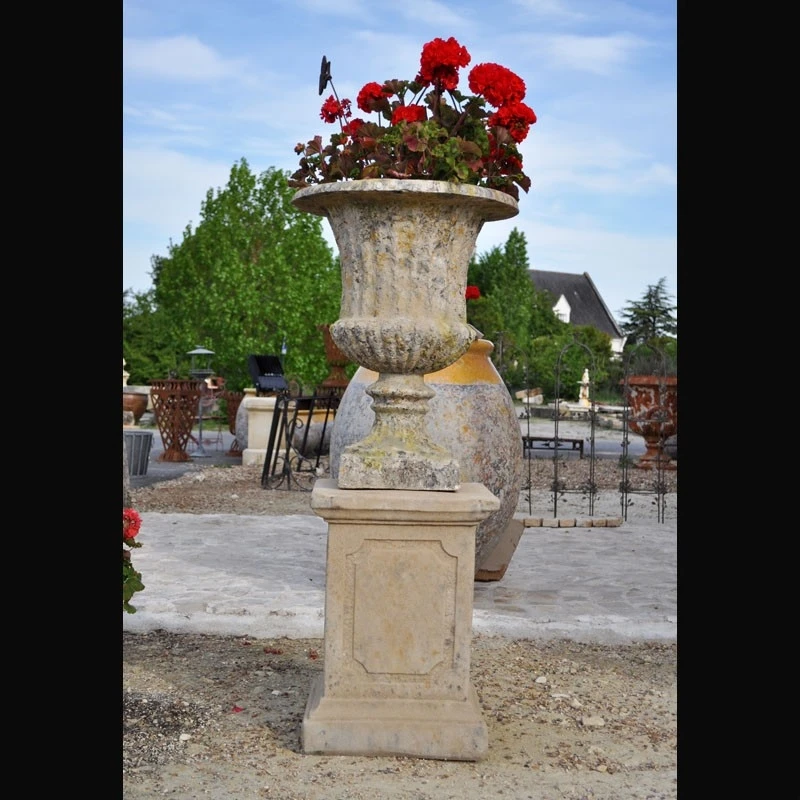 Vase Jardin Médicis Pierre Reconstituée 75cm – Image 3
