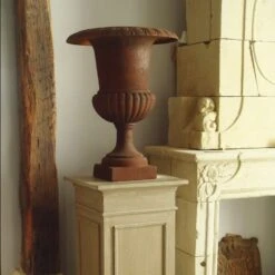 Vase Médicis Fonte Rouille 46x62cm